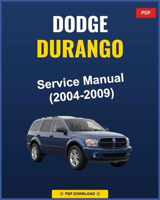 Dodge Durango 2004-2009 Repair Workshop Manual | 2004 2005 2006 2007 2008 20