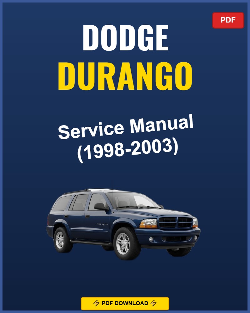 Dodge Durango 1998-2003 Repair Workshop Manual | 1998 1999 2000 2001 2002