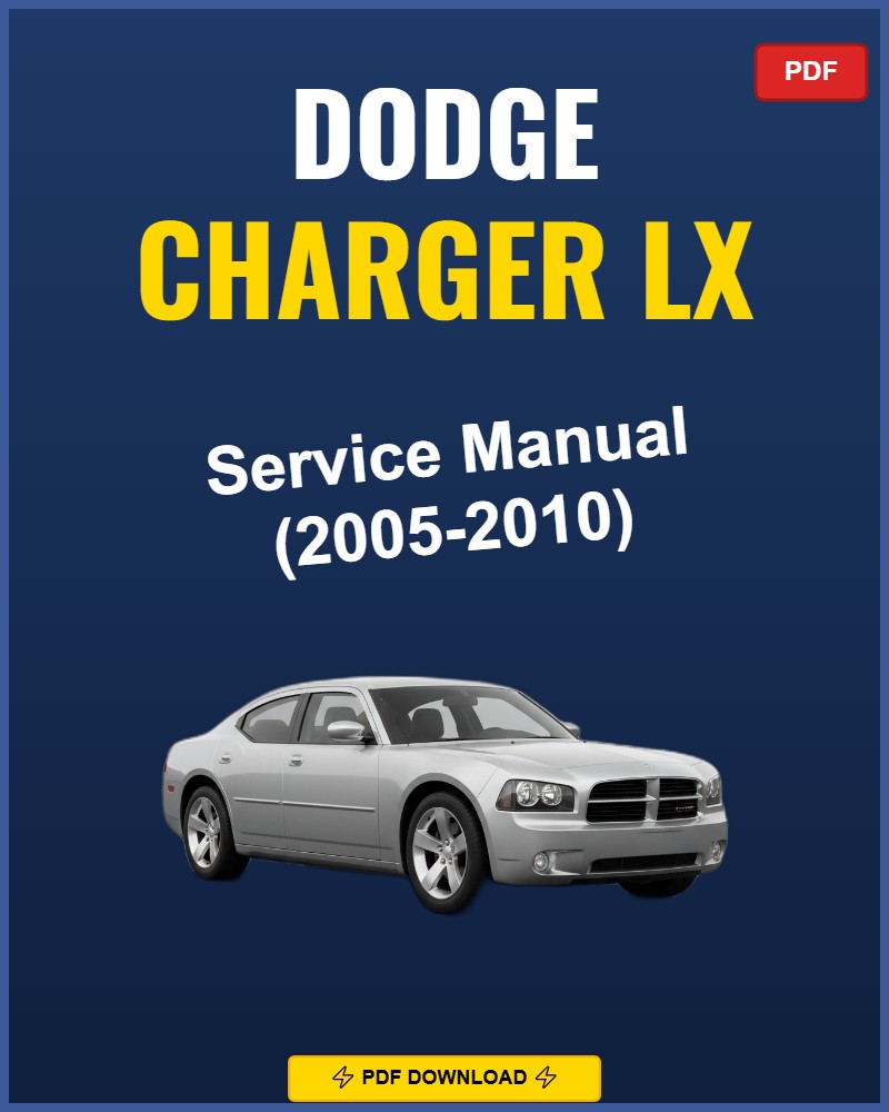 Dodge Charger Lx 2005-2010 Repair Workshop Manual | 2005 2006 2007 2008 2009