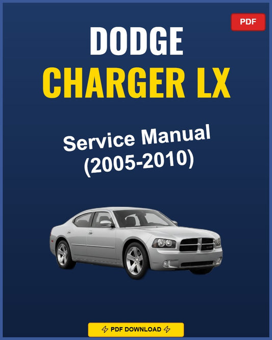 Dodge Charger Lx 2005-2010 Repair Workshop Manual | 2005 2006 2007 2008 2009