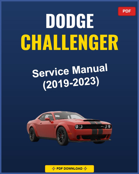 Dodge Challenger 2019-2023 Repair Workshop Manual | 2019 2020 2021 2022 2023