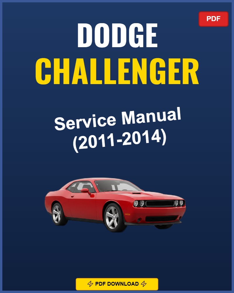 Dodge Challenger 2011-2014 Repair Workshop Manual | 2011 2012 2013