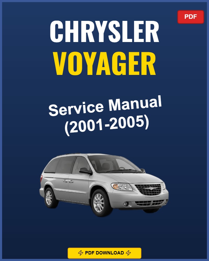 Chrysler Voyager 2001-2005 Repair Workshop Manual | 2001 2002 2003 2004
