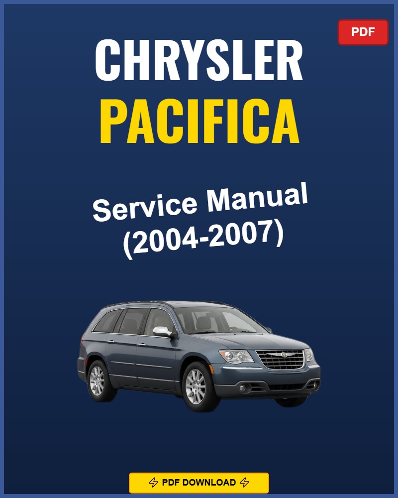 Chrysler Pacifica 2004 Repair Workshop Manual | 2004