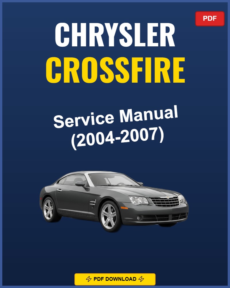 Chrysler Crossfire 2004 Repair Workshop Manual | 2004