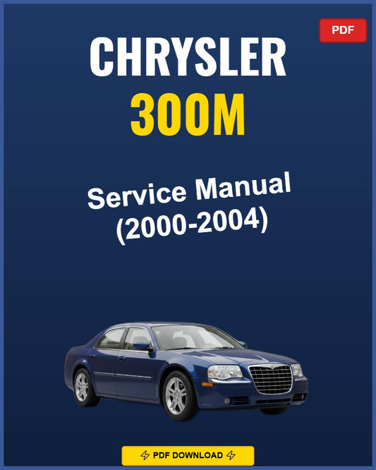 Chrysler 300M 2000-2004 Repair Workshop Manual | 2000 2001 2002 2003 2004