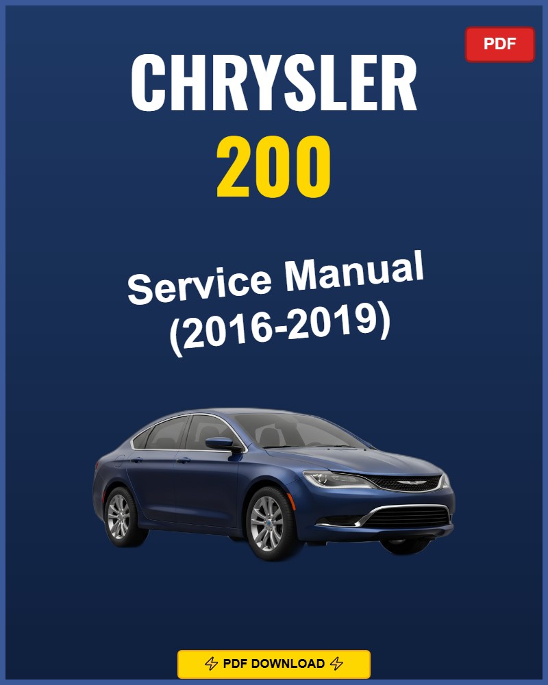 Chrysler 200 2016 Repair Workshop Manual | 2016
