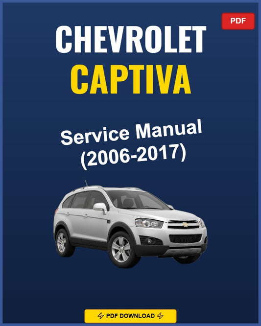 Chevrolet Captiva 2006-2017 Repair Workshop Manual | 2006 2007 2008 2009 201