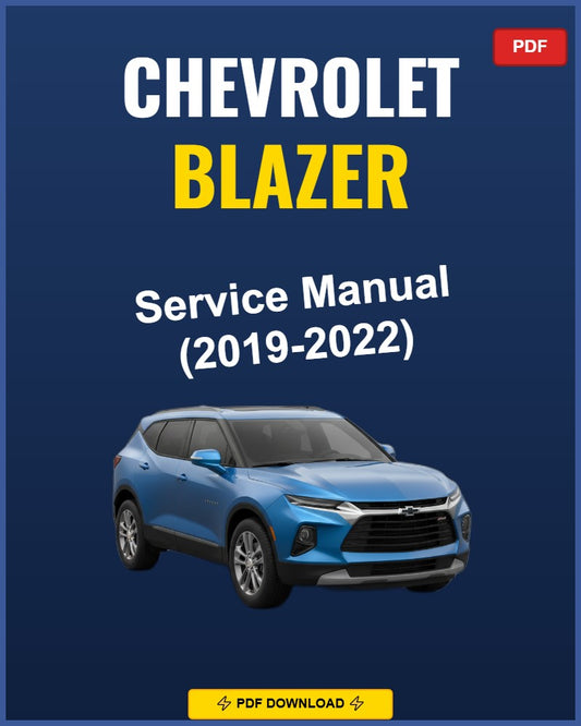 Chevrolet Blazer 2019-2022 Repair Workshop Manual | 2019 2020 2021 2022