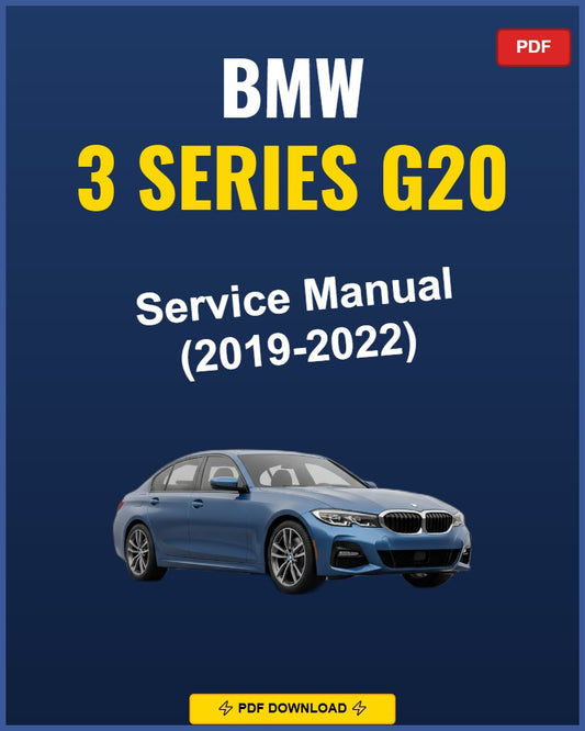 BMW 3 Series G20 2019-2022 Repair Workshop Manual | 2019 2020 2021 2022