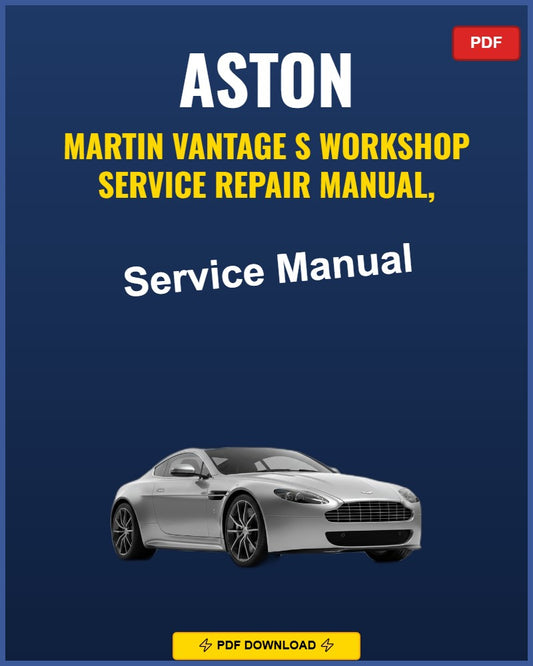 Aston Martin Vantage S Repair Workshop Manual