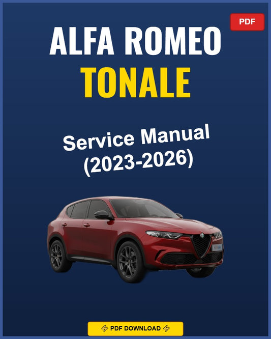 Alfa Romeo Tonale 2023 Repair Workshop Manual | 2023
