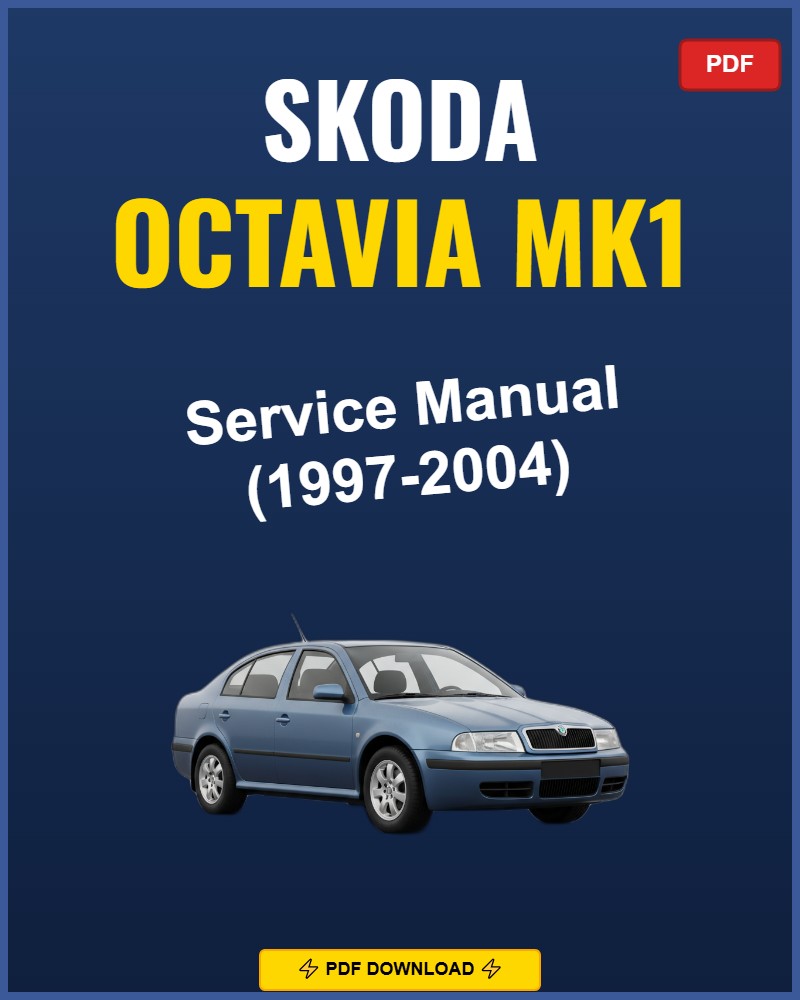 Skoda Octavia Mk1 1997-2004 Repair Workshop Manual | 1997 1998 1999 2000