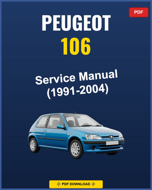 Peugeot 106 1991-2004 Repair Workshop Manual | 1991 1992 1993 1994 1995 1996