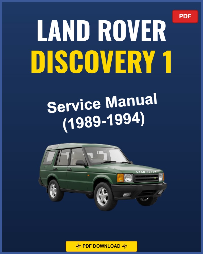 Land Rover Discovery 1 1989-1994 Repair Workshop Manual | 1989 1990 1991 199