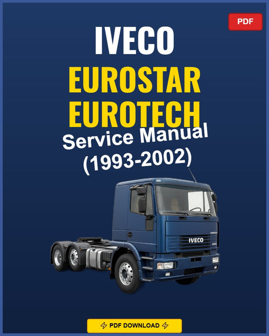 Iveco Eurostar Eurotech 1993-2002 Repair Workshop Manual | 1993 1994 1995 19