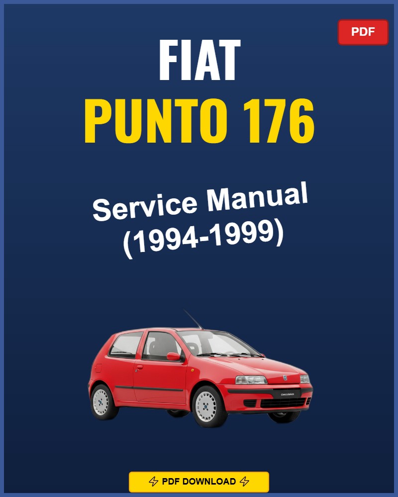 Fiat Punto 176 1994-1999 Repair Workshop Manual | 1994 1995 1996 1997