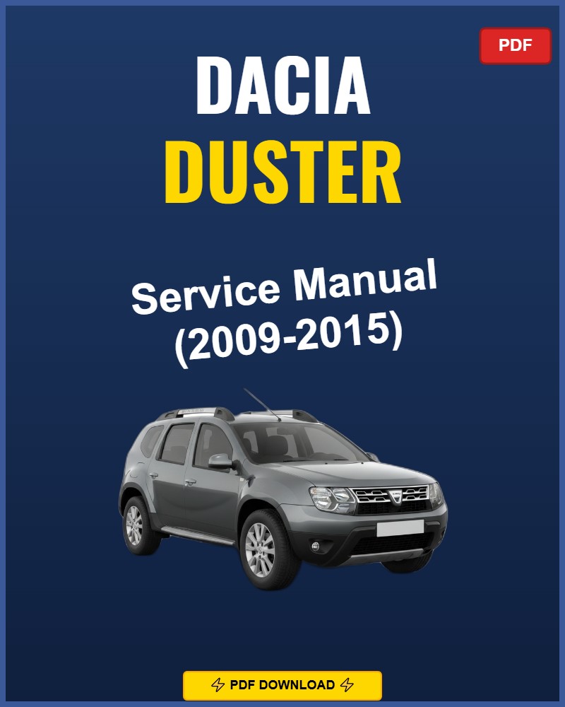 Dacia Duster 2009-2015 Repair Workshop Manual | 2009 2010 2011 2012 2013