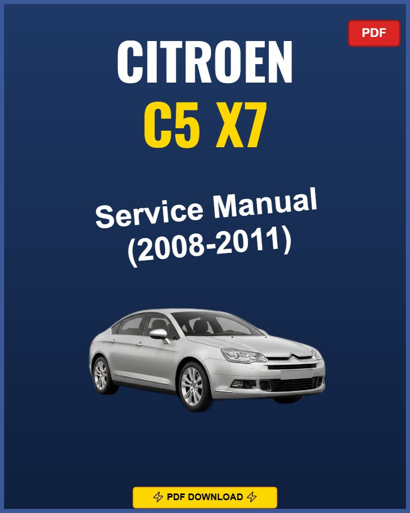 Citroen C5 X7 2008 Repair Workshop Manual | 2008