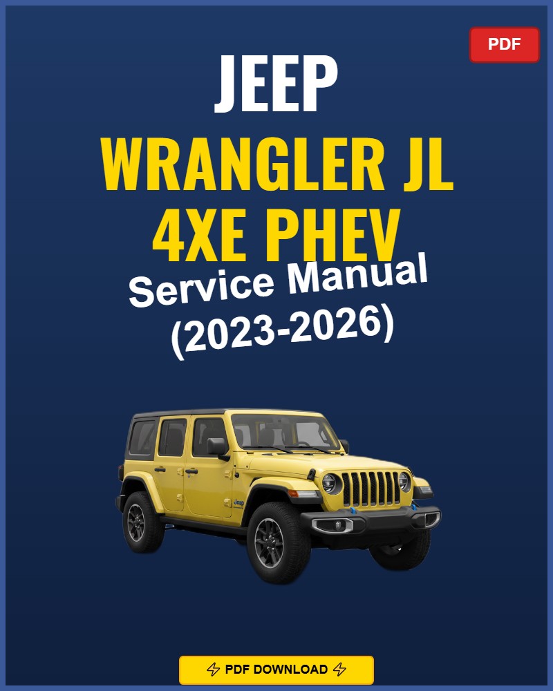 Jeep Wrangler JL 4Xe Phev 2023 Repair Workshop Manual | 2023