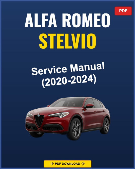 Alfa Romeo Stelvio 2020-2024 Repair Workshop Manual | 2020 2021 2022 2023