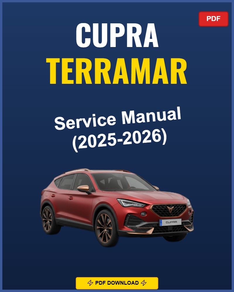 Cupra Terramar 2025-2026 Repair Workshop Manual | 2025 2026