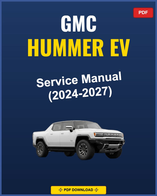 Gmc Hummer Ev 2024 Repair Workshop Manual | 2024