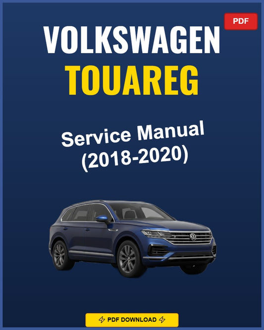 Volkswagen Touareg 2018-2020 Repair Workshop Manual | 2018 2019 2020