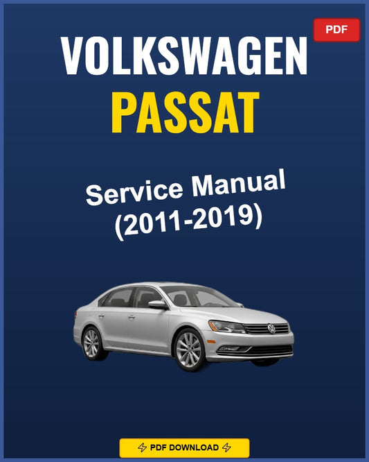 Volkswagen Passat 2011-2019 Repair Workshop Manual | 2011 2012 2013 2014
