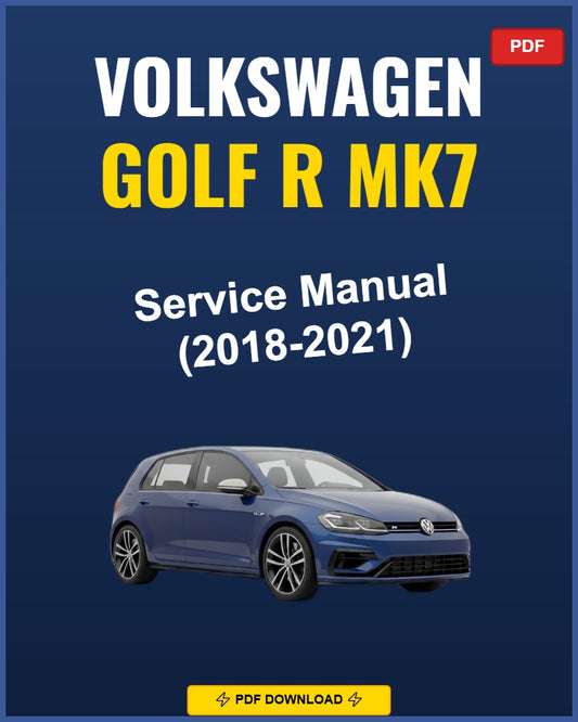 Volkswagen Golf R Mk7 2018-2018 Repair Workshop Manual | 2018