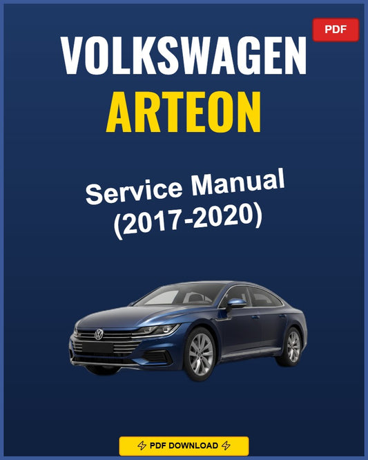 Volkswagen Arteon 2017-2020 Repair Workshop Manual | 2017 2018 2019 2020