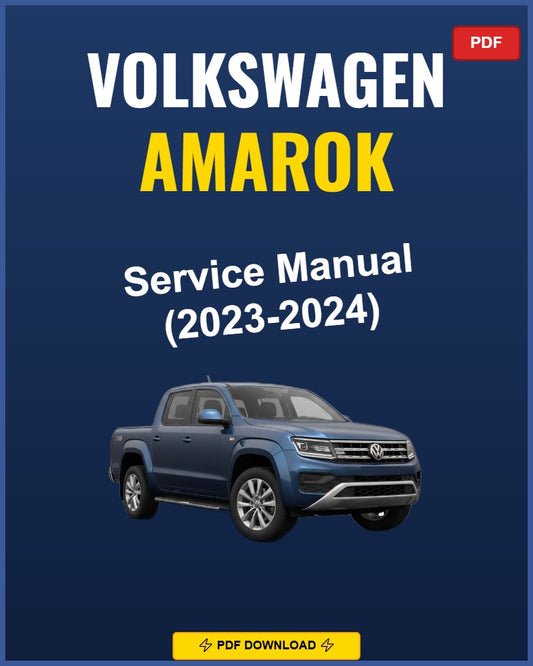 Volkswagen Amarok 2023-2024 Repair Workshop Manual | 2023 2024
