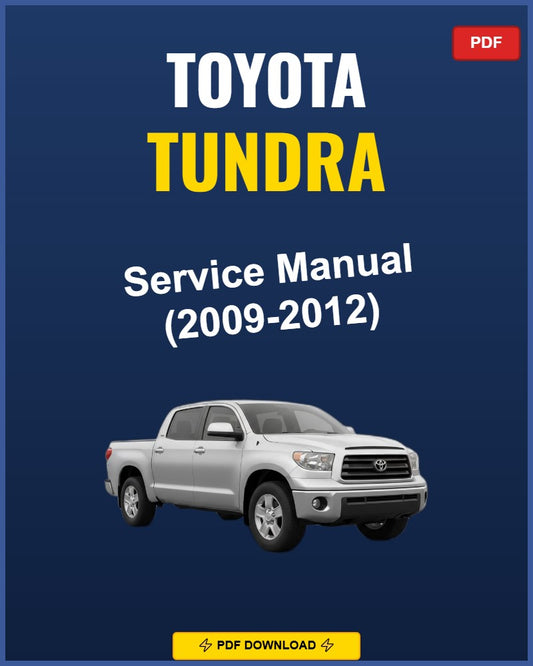 Toyota Tundra 2009 Repair Workshop Manual | 2009