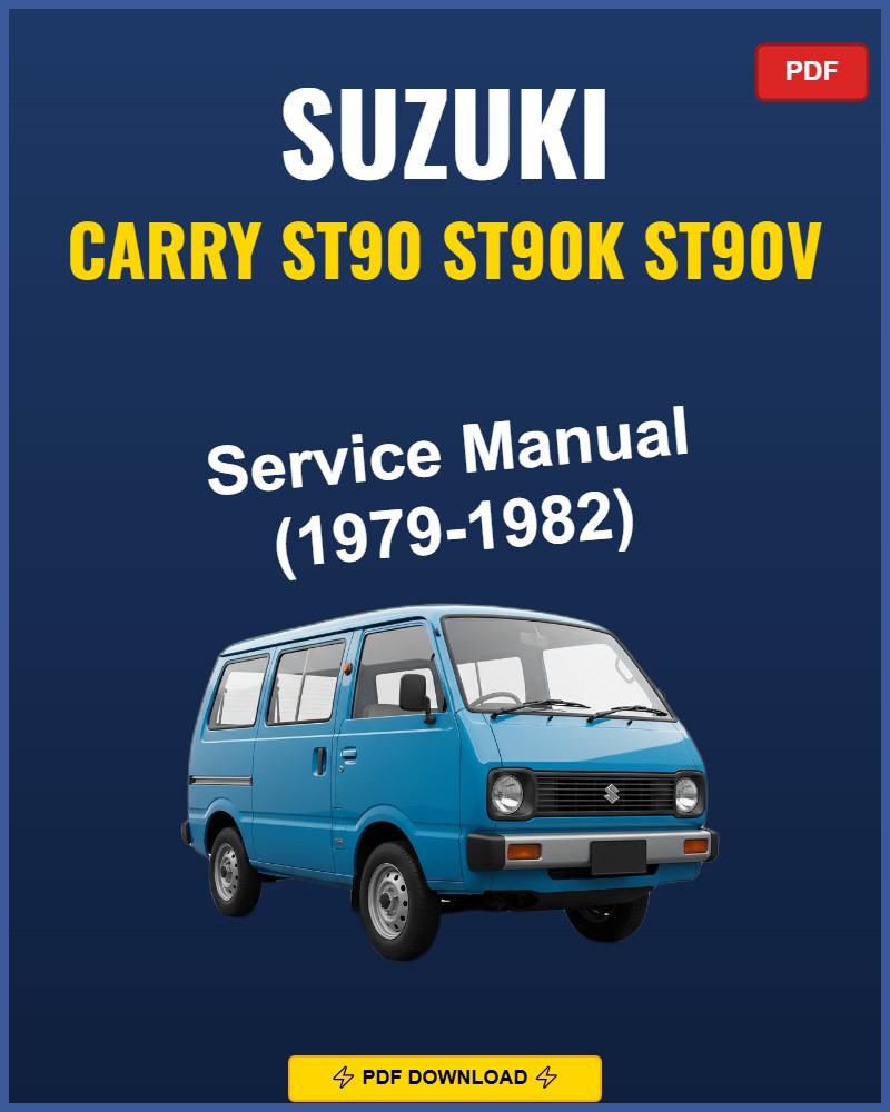 Suzuki Carry St90 St90K St90V 1979 Repair Workshop Manual | 1979