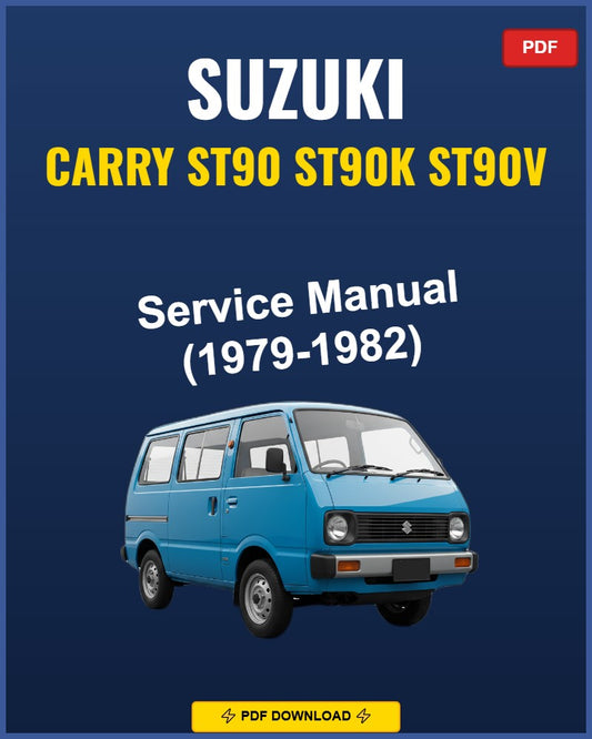 Suzuki Carry St90 St90K St90V 1979 Repair Workshop Manual | 1979
