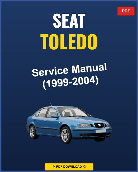 Seat Toledo 1999-2004 Repair Workshop Manual | 1999 2000 2001 2002 2003