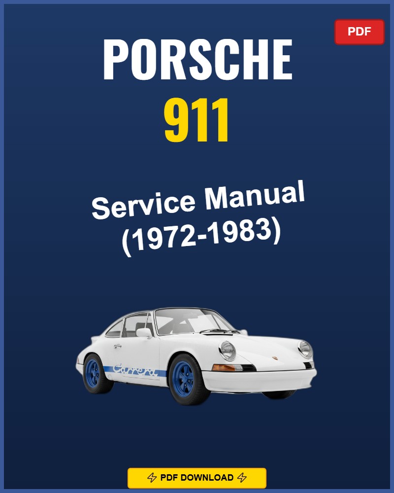 Porsche 911 1972-1983 Repair Workshop Manual | 1972 1973 1974 1975 1976