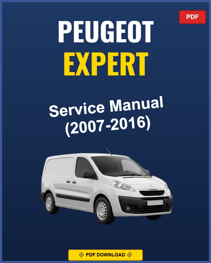 Peugeot Expert 2007-2016 Repair Workshop Manual | 2007 2008 2009 2010 2011