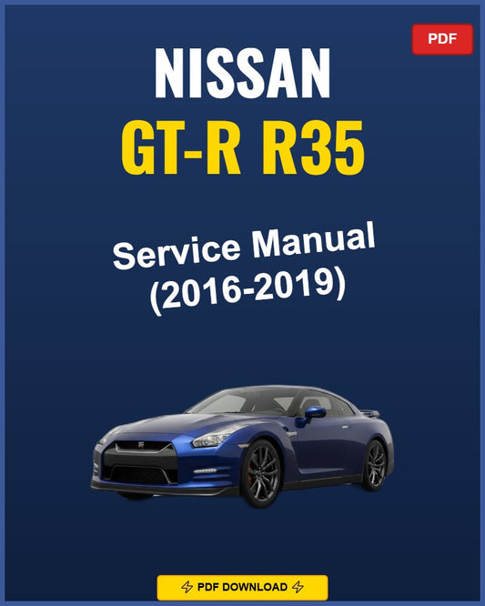 Nissan Gt-R R35 2016 Repair Workshop Manual | 2016