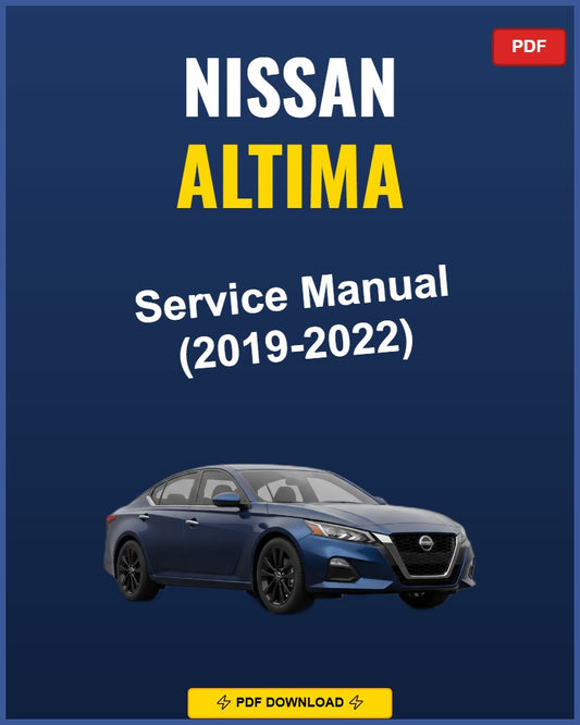 Nissan Altima 2019 Repair Workshop Manual | 2019