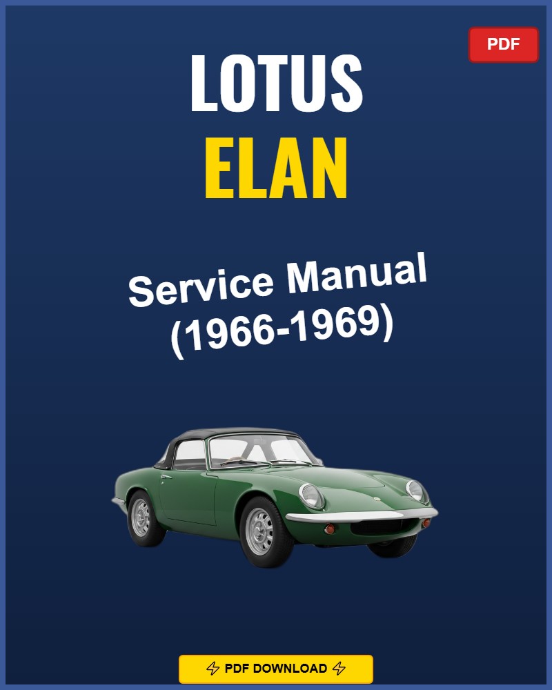 Lotus Elan 1966 Repair Workshop Manual | 1966