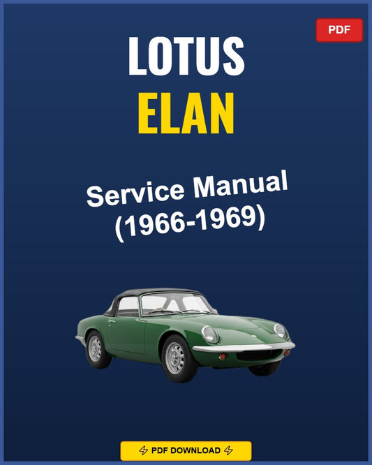 Lotus Elan 1966 Repair Workshop Manual | 1966