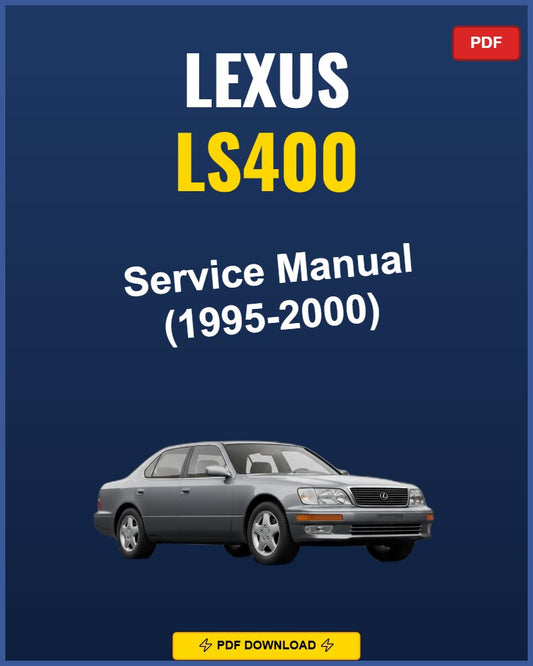 Lexus Ls400 1995-2000 Repair Workshop Manual | 1995 1996 1997 1998 1999