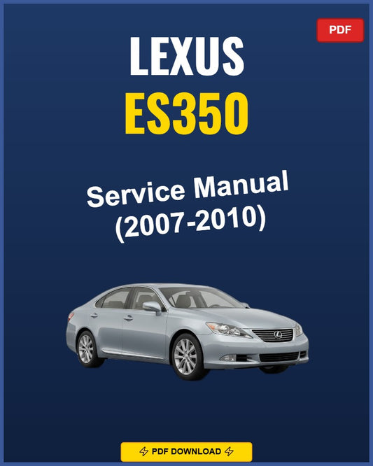 Lexus Es350 2007 Repair Workshop Manual | 2007