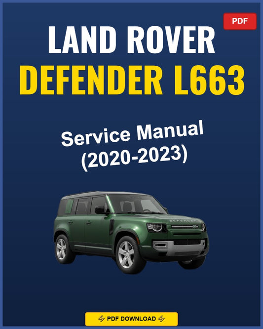 Land Rover Defender L663 2020-2023 Repair Workshop Manual | 2020 2021 2022 2