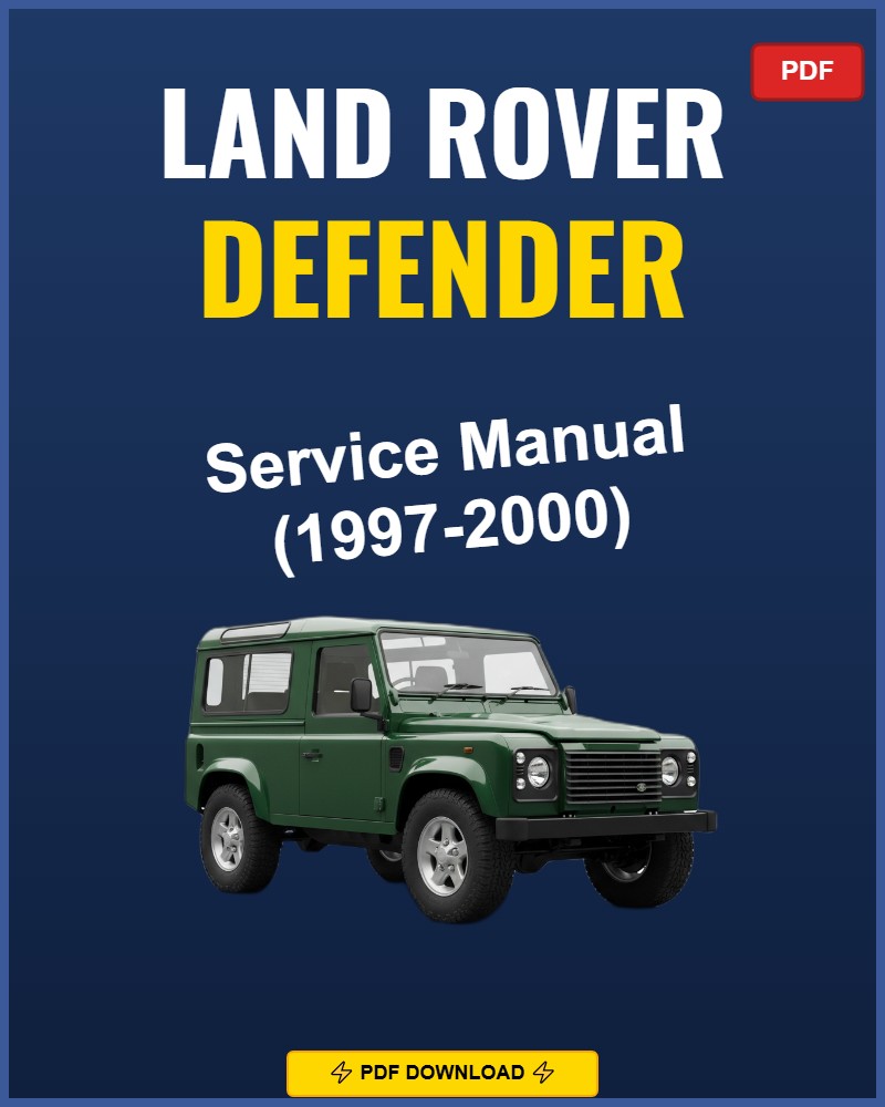 Land Rover Defender 1997 Repair Workshop Manual | 1997