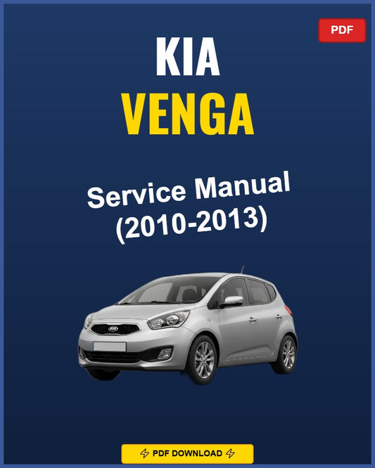 Kia Venga 2010 Repair Workshop Manual | 2010