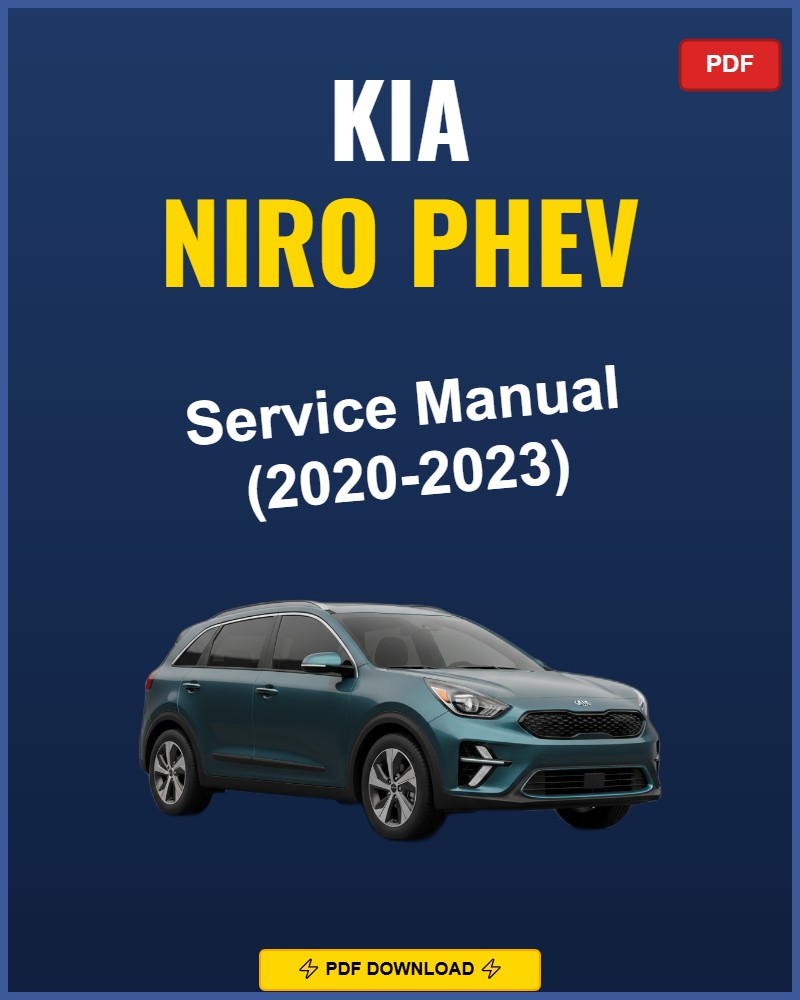 Kia Niro Phev 2020 Repair Workshop Manual | 2020