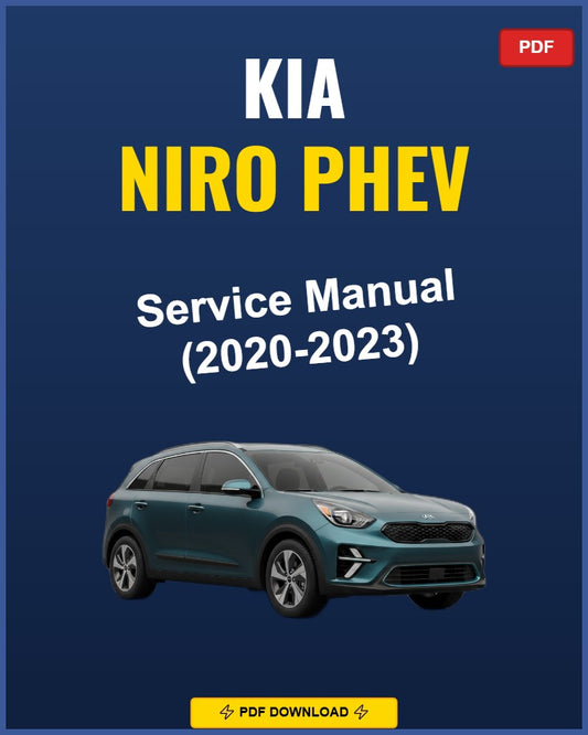 Kia Niro Phev 2020 Repair Workshop Manual | 2020