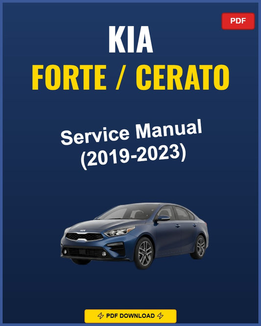 Kia Forte / Cerato 2019-2023 Repair Workshop Manual | 2019 2020 2021 2022